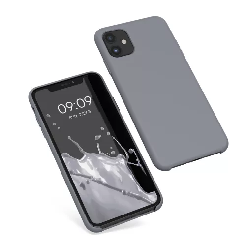 Husa Apple iPhone 11, Silicon, Gri, 49724.155