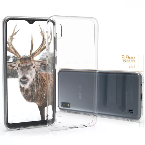Husa Samsung Galaxy A10, Silicon, Transparent, 49813.03