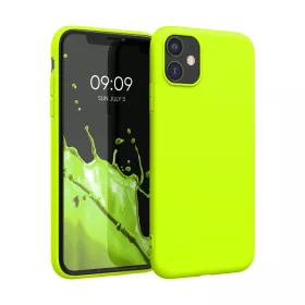 Husa Apple iPhone 11, Silicon, Galben, 49783.75