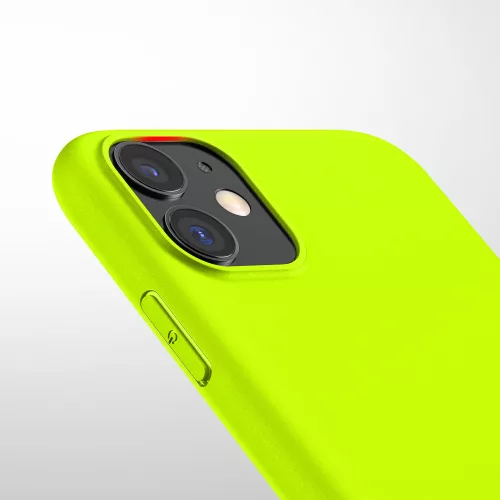 Husa Apple iPhone 11, Silicon, Galben, 49783.75