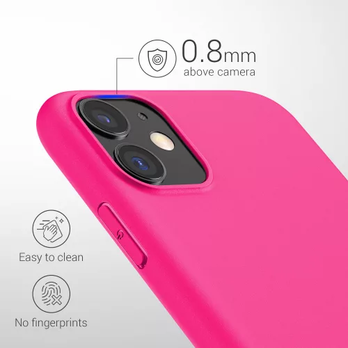 Husa Apple iPhone 11, Silicon, Roz, 49783.77