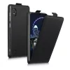 Husa Samsung Galaxy A10, Piele ecologica, Negru, 49823.01