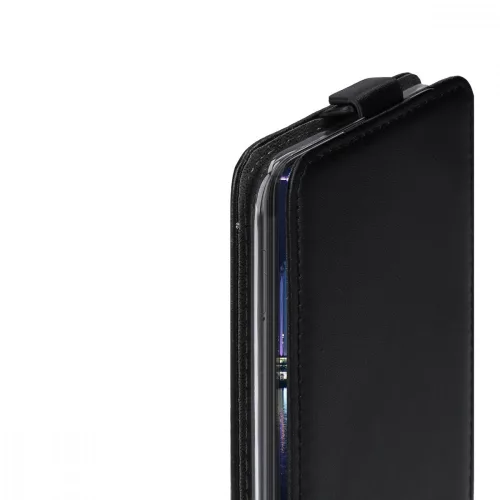 Husa Samsung Galaxy A10, Piele ecologica, Negru, 49823.01