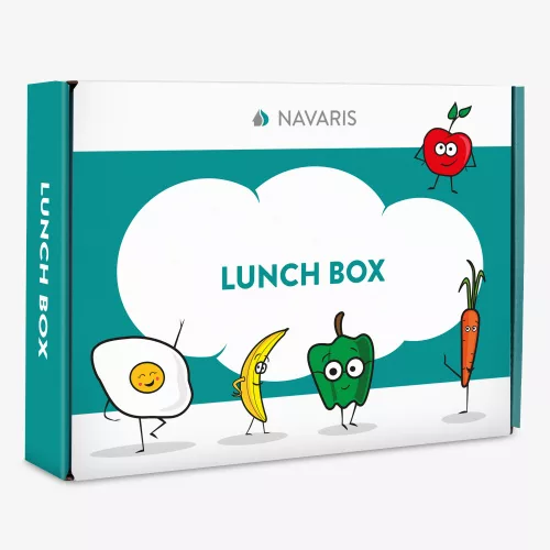 Cutie de pranz Bento Box cu compartimente variabile, 21 x 15 x 4,5 cm, 49877.01.17