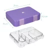 Cutie de pranz Bento Box cu compartimente variabile, 21 x 15 x 4,5 cm, 49877.01.38