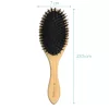Perie de mistret pentru par Navaris din bambus, 23.5 x 7 cm, 46693.24