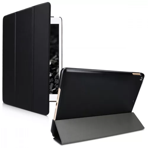 Husa pentru Apple iPad 10.2 2019, Piele ecologica, Negru, 50341.01