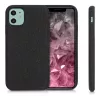 Husa Apple iPhone 11, Textil, Negru, 49805.01