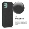 Husa Apple iPhone 11, Textil, Negru, 49805.01