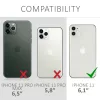 Husa Apple iPhone 11, Textil, Negru, 49805.01