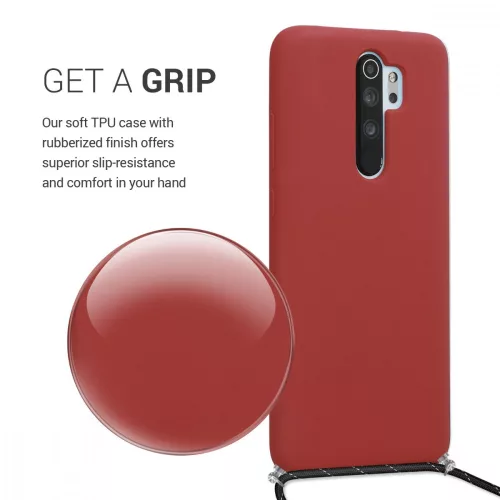 Husa Xiaomi Redmi Note 8 Pro, Silicon, Rosu, 50613.20