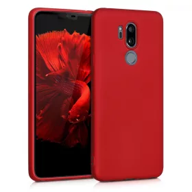 Husa LG G7 ThinQ / G7 Fit / G7 One, Silicon, Rosu, 45159.36
