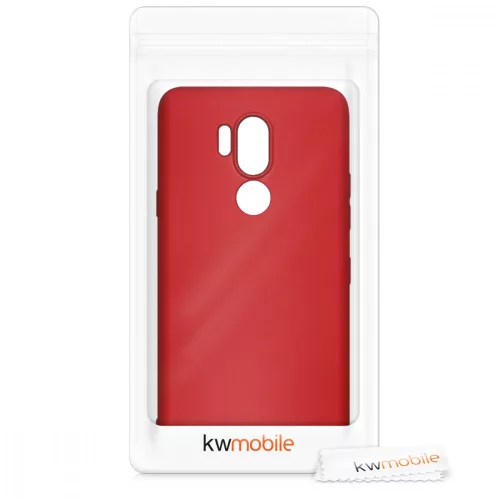 Husa LG G7 ThinQ / G7 Fit / G7 One, Silicon, Rosu, 45159.36