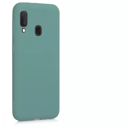 Husa Samsung Galaxy A20e, Silicon, Verde, 48738.171
