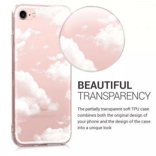 Husa Apple iPhone 8 / iPhone 7 / iPhone SE 2, Silicon, Alb, 46227.39
