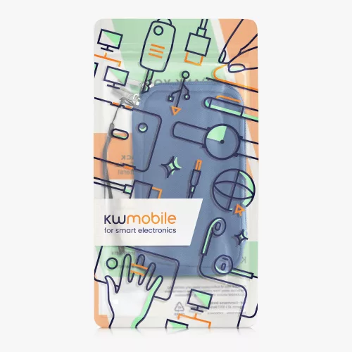 Husa Universala telefon L - 6,5 inch, Neopren, Albastru, 46188.3.04
