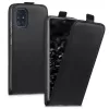 Husa Samsung Galaxy A51, Piele ecologica, Negru, 51202.01
