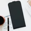 Husa Samsung Galaxy A51, Piele ecologica, Negru, 51202.01