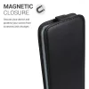 Husa Samsung Galaxy A51, Piele ecologica, Negru, 51202.01