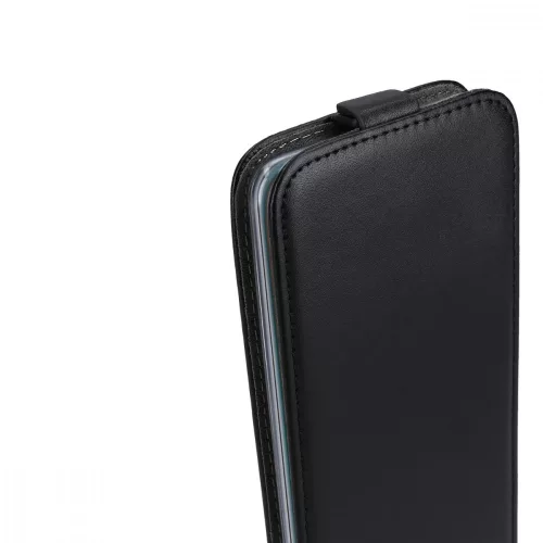 Husa Samsung Galaxy A51, Piele ecologica, Negru, 51202.01