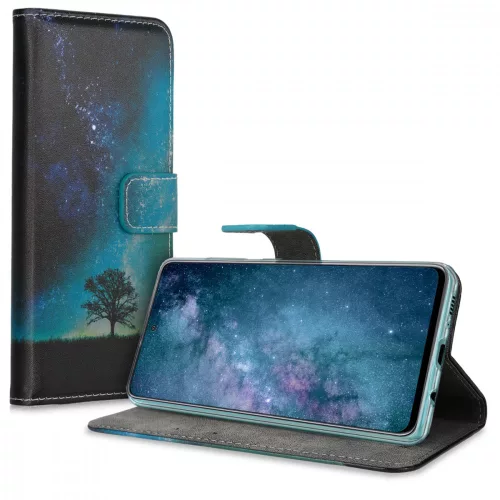 Husa Samsung Galaxy A51, Piele ecologica, Multicolor, 51193.02