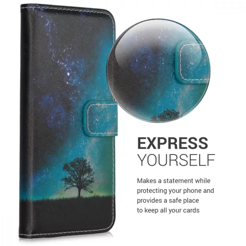 Husa Samsung Galaxy A51, Piele ecologica, Multicolor, 51193.02