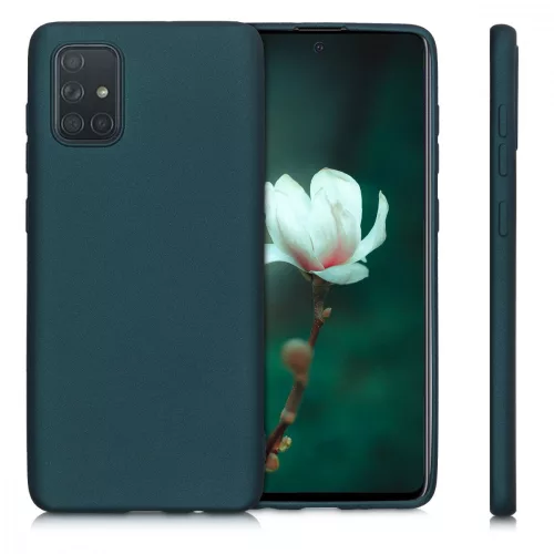 Husa Samsung Galaxy A71, Silicon, Verde, 51213.14