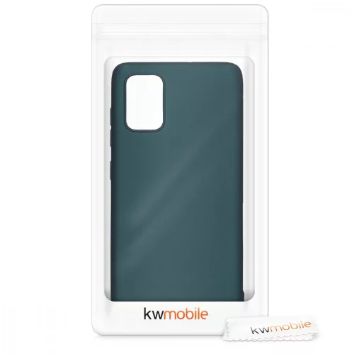 Husa Samsung Galaxy A71, Silicon, Verde, 51213.14