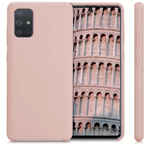 Husa Samsung Galaxy A71, Silicon, Roz, 51209.52