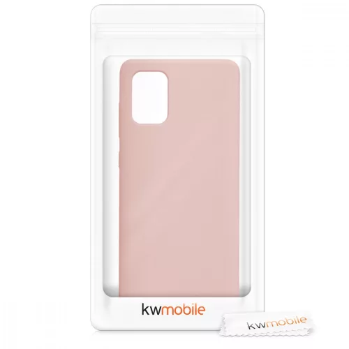 Husa Samsung Galaxy A71, Silicon, Roz, 51209.52
