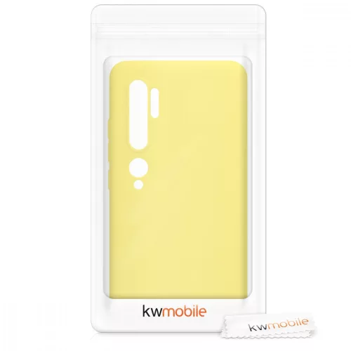 Husa Xiaomi Mi Note 10 / Mi Note 10 Pro, Silicon, Galben, 50948.49