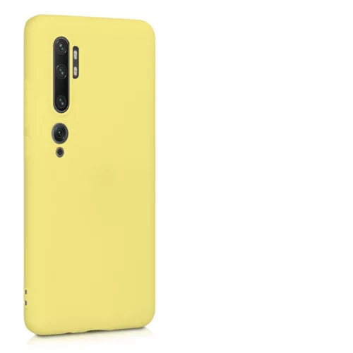 Husa Xiaomi Mi Note 10 / Mi Note 10 Pro, Silicon, Galben, 50948.49