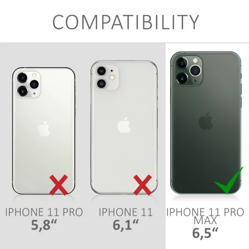 Husa Apple iPhone 11 Pro Max, Aramida, Negru, 49735.01