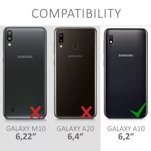 Husa Samsung Galaxy A10, Silicon, Negru, 50035.02