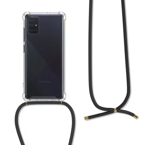 Husa Samsung Galaxy A71, Silicon, Negru, 51427.01