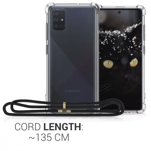 Husa Samsung Galaxy A71, Silicon, Negru, 51427.01