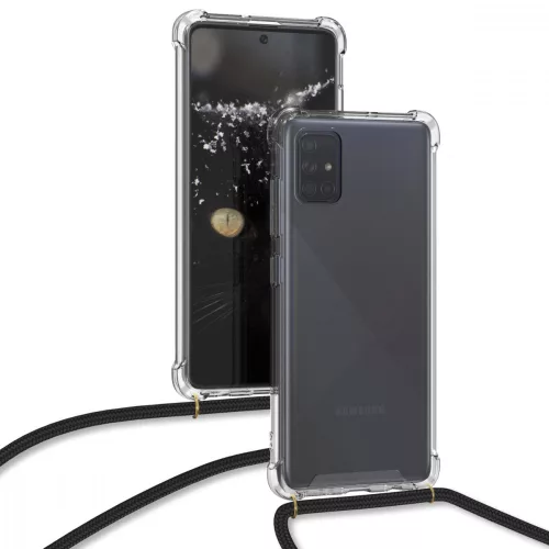 Husa Samsung Galaxy A71, Silicon, Negru, 51427.01