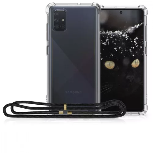Husa Samsung Galaxy A71, Silicon, Negru, 51427.01