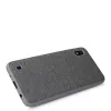 Husa Samsung Galaxy A10, Textil, Gri, 51540.22