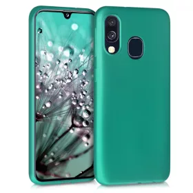Husa Samsung Galaxy A40, Silicon, Verde, 48546.128