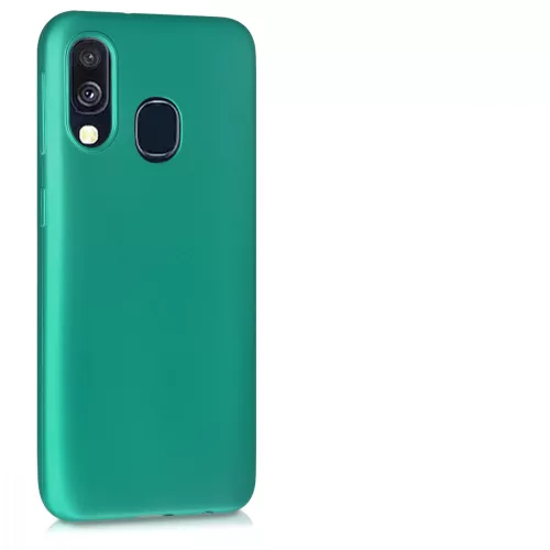 Husa Samsung Galaxy A40, Silicon, Verde, 48546.128