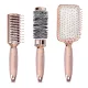 Set perie rotunda, perie schelet, perie cu palete, Roz, 51639.02