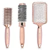 Set perie rotunda, perie schelet, perie cu palete, Roz, 51639.02