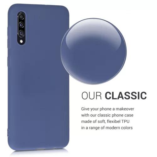 Husa Samsung Galaxy A30s, Silicon, Albastru, 50194.168