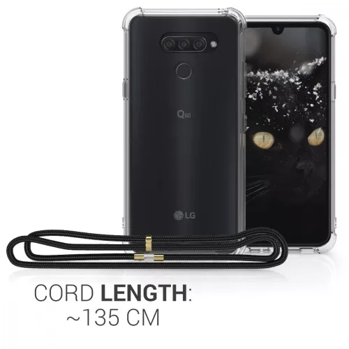 Husa LG Q60, Silicon, Transparent, 51833.03