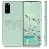 Husa Samsung Galaxy S20, Fibre vegetale, Verde, 51956.01