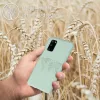 Husa Samsung Galaxy S20, Fibre vegetale, Verde, 51956.01