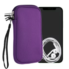 Husa Universala telefon L - 6,5 inch, Neopren, Mov, 46188.3.38