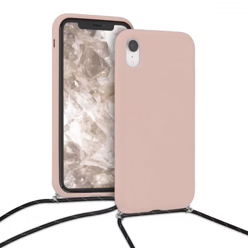 Husa Apple iPhone XR, Silicon, Roz, 50418.10