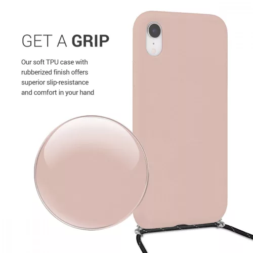 Husa Apple iPhone XR, Silicon, Roz, 50418.10